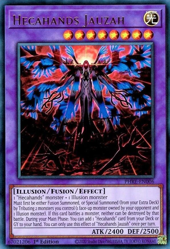 Hecahands Jauzah - PHRE-EN006 - Ultra Rare - 1st Edition