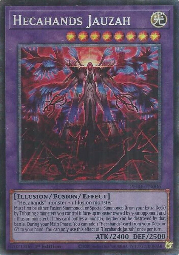 Hecahands Jauzah (CR) - PHRE-EN006 - Collector's Rare - 1st Edition