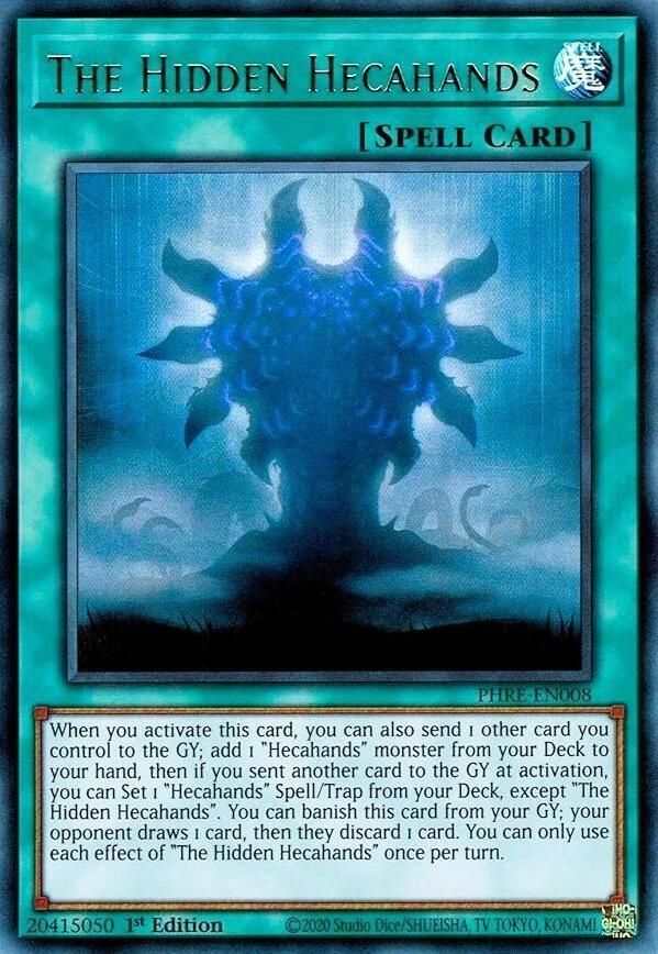 The Hidden Hecahands - PHRE-EN008 - Ultra Rare - 1st Edition