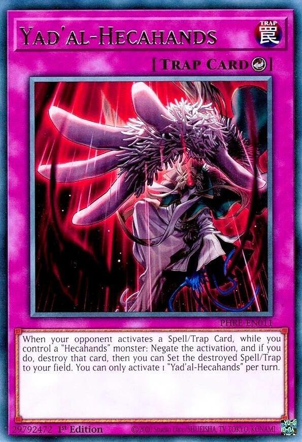 Yad'al-Hecahands - PHRE-EN011 - Rare - 1st Edition