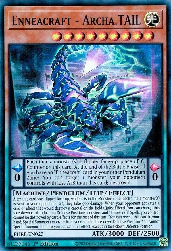 Enneacraft - Archa.TAIL - PHRE-EN023 - Super Rare - 1st Edition