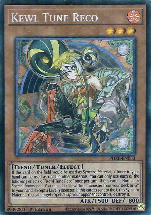 Kewl Tune Reco (CR) - PHRE-EN033 - Collector's Rare - 1st Edition