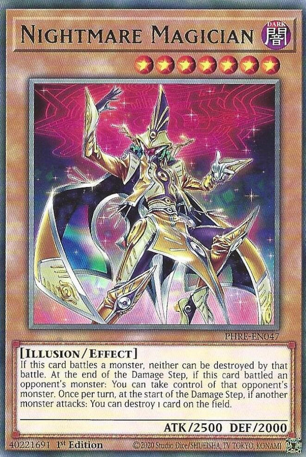 Nightmare Magician - PHRE-EN047 - Rare - 1st Edition