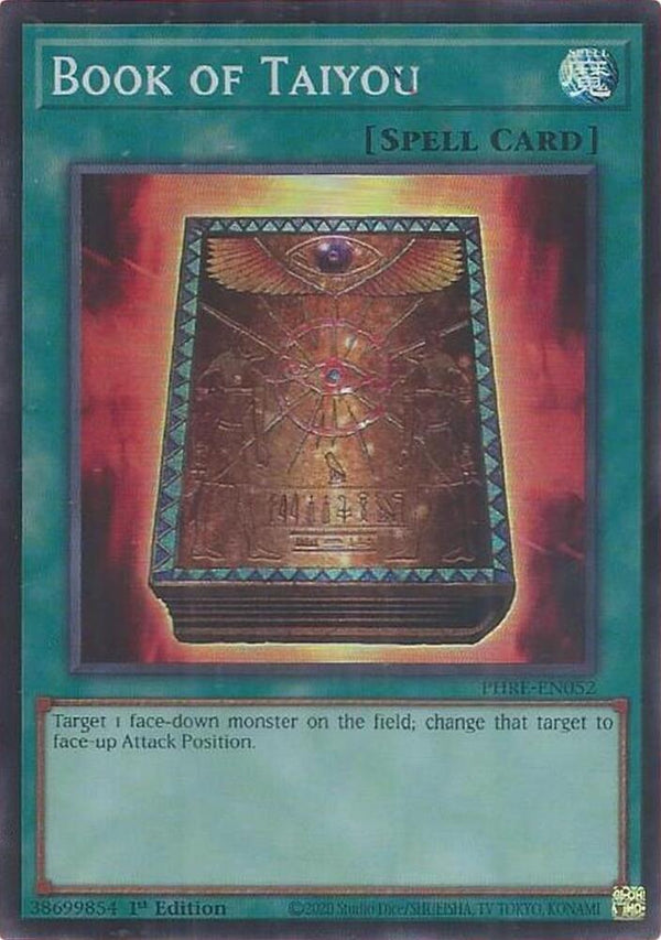 Book of Taiyou (Super Rare) - PHRE-EN052 - Super Rare - 1st Edition