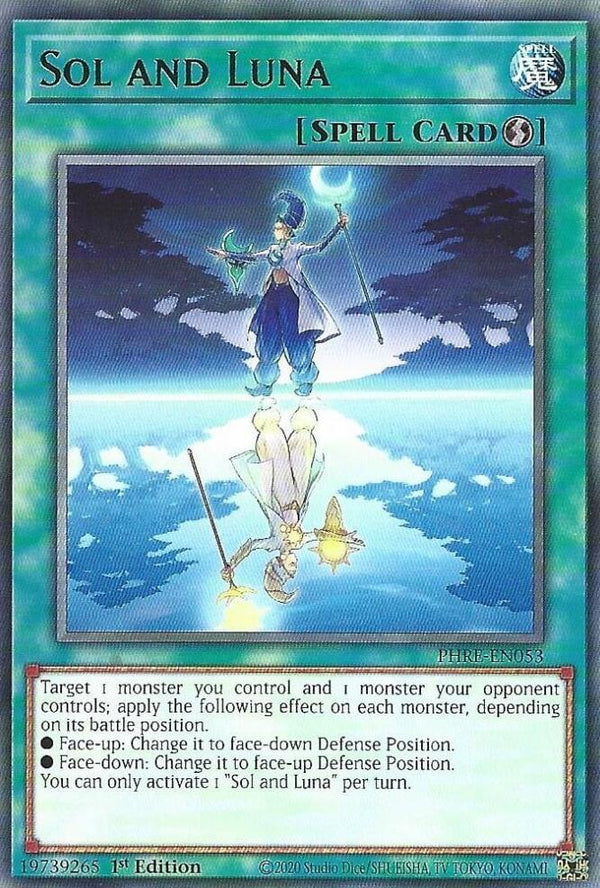 Sol and Luna - PHRE-EN053 - Rare - 1st Edition