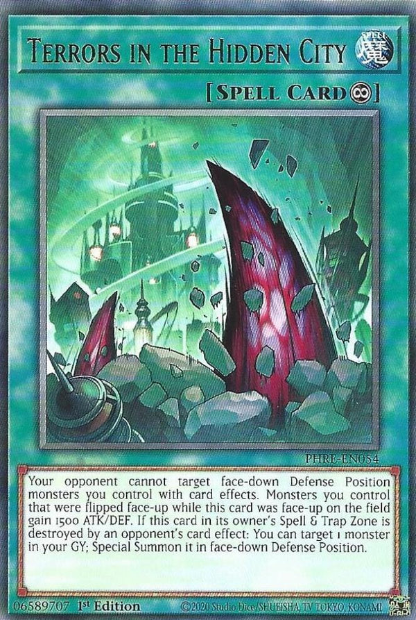 Terrors in the Hidden City - PHRE-EN054 - Rare - 1st Edition