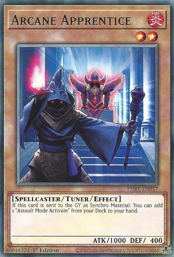 Arcane Apprentice - PHRE-EN057 - Rare - 1st Edition