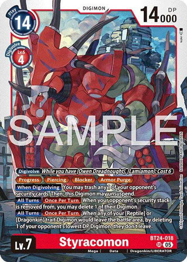 Styracomon - BT24-018 - Super Rare