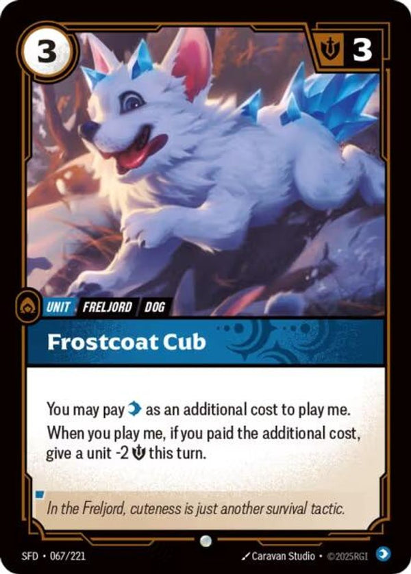 Frostcoat Cub - 067/221 - Common