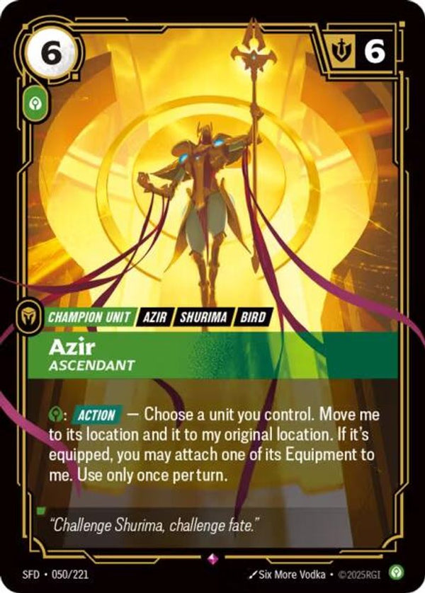 Azir - Ascendant - 050/221 - Rare