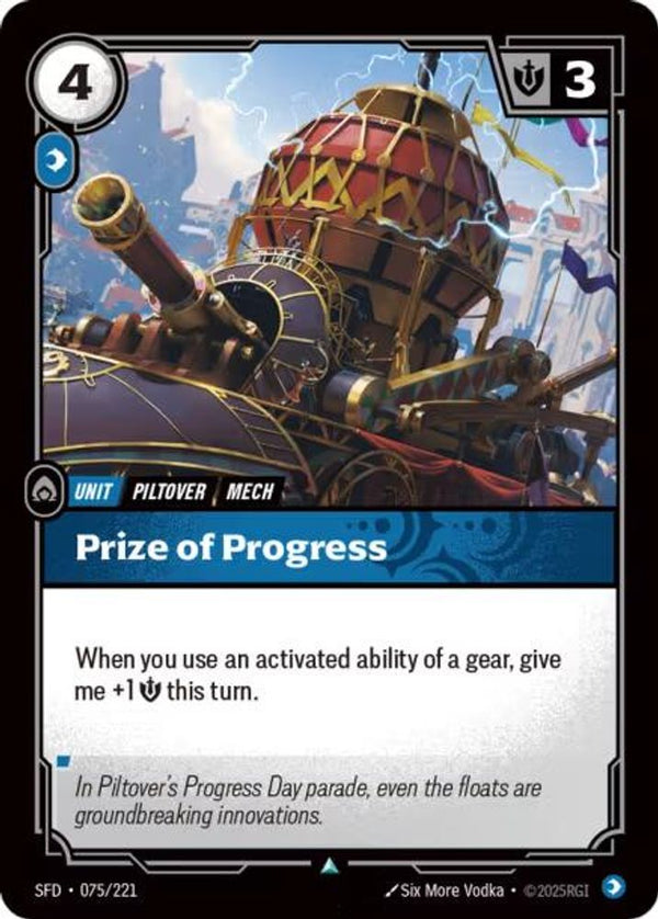 Prize of Progress - 075/221 - Uncommon