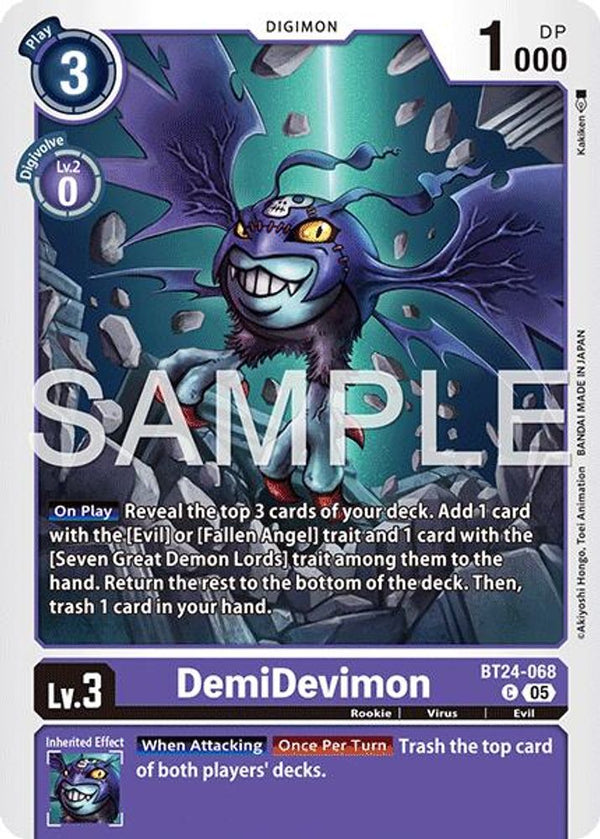 DemiDevimon - BT24-068 - Common