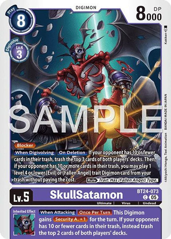 SkullSatamon - BT24-073 - Common