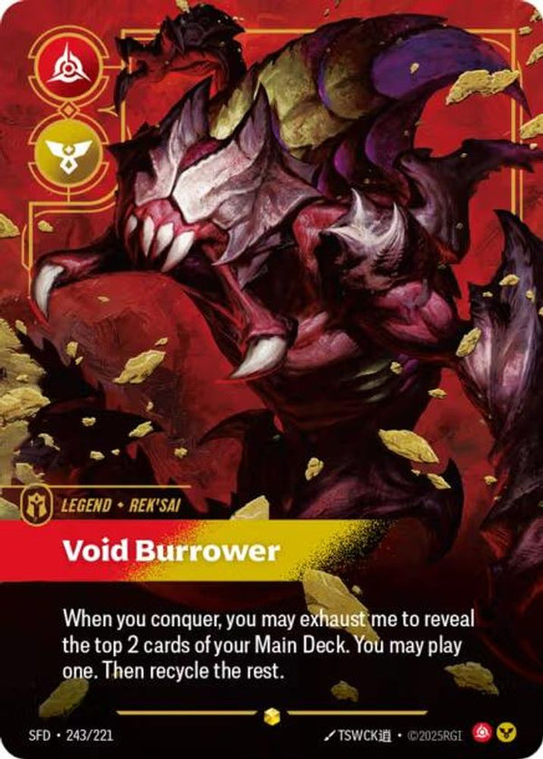 Rek'sai - Void Burrower (Overnumbered) - 243/221 - Showcase