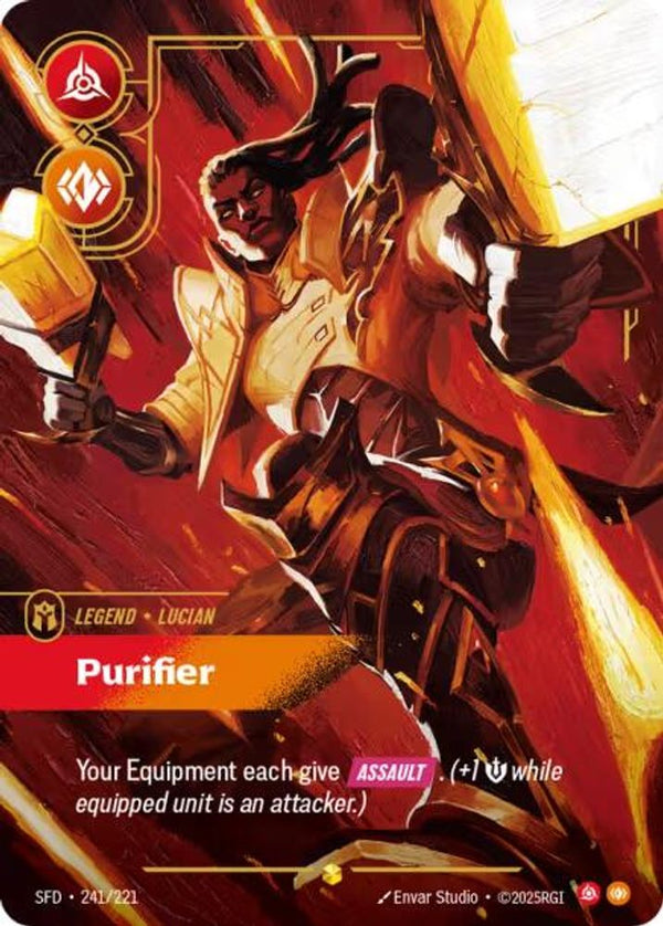 Lucian - Purifier (Overnumbered) - 241/221 - Showcase