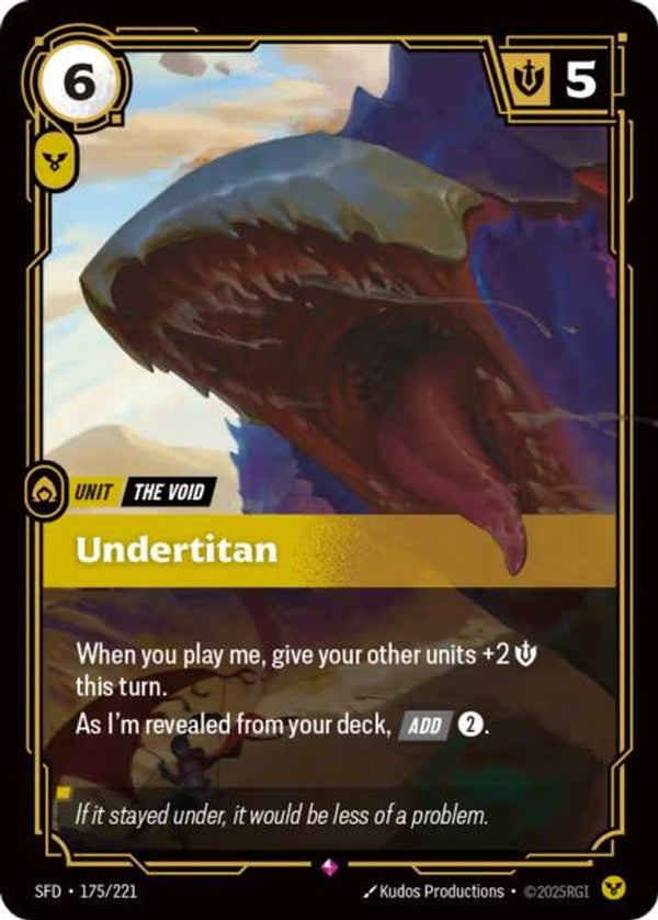 Undertitan - 175/221 - Rare