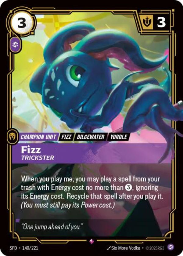 Fizz - Trickster - 140/221 - Rare