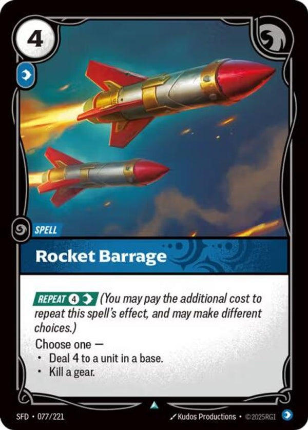 Rocket Barrage - 077/221 - Uncommon