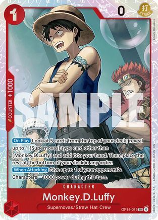 Monkey.D.Luffy - OP14-013 - OP14-013 - Super Rare