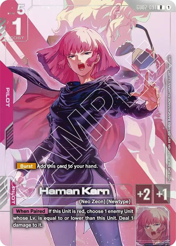 Haman Karn (Newtype Challenge 2025 Mission 3) - GD02-091 - Rare