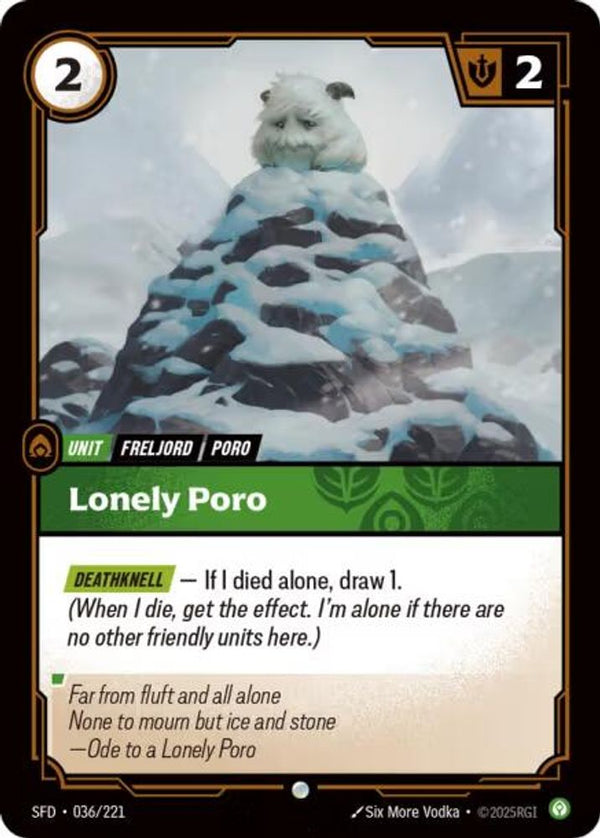 Lonely Poro - 036/221 - Common