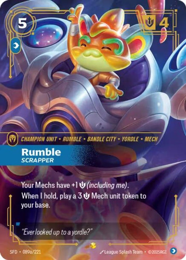 Rumble - Scrapper (Alternate Art) - 089a/221 - Showcase