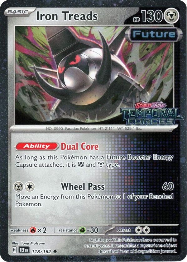 Iron Treads (Temporal Forces Stamped Cosmos Holo) - 118/162 - Uncommon