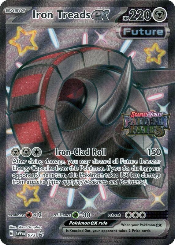 Iron Treads ex - SVP073 - Promo (Paldean Fates Stamped)