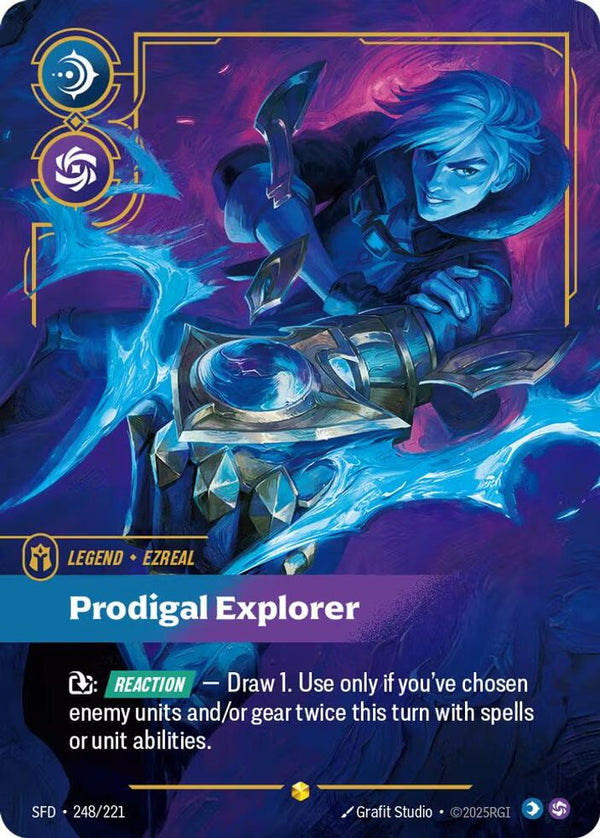 Ezreal - Prodigal Explorer (Overnumbered) - 248/221 - Showcase
