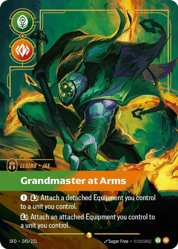 Jax - Grandmaster At Arms (Overnumbered) - 245/221 - Showcase