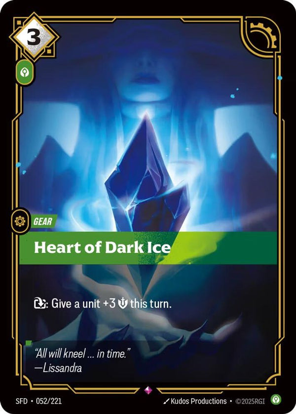 Heart of Dark Ice - 052/221 - Rare