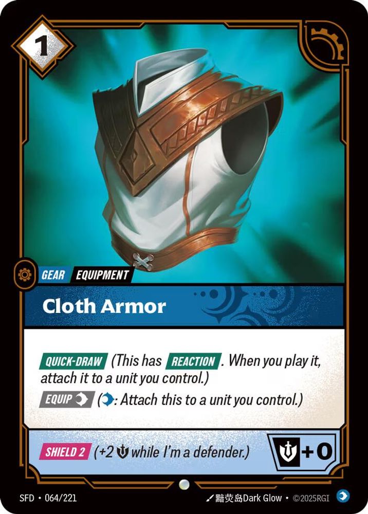 401 Games Canada - Cloth Armor - 064/221 - Common