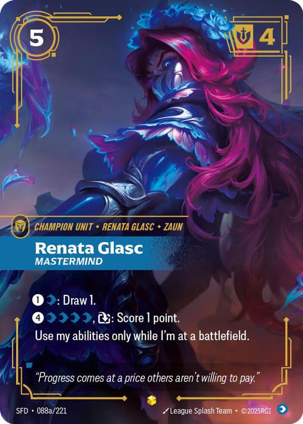 Renata Glasc - Mastermind (Alternate Art) - 088a/221 - Showcase