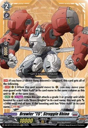 Brawler "TS", Struggle Rhino - DZ-BT11/EX11EN - Extra Common