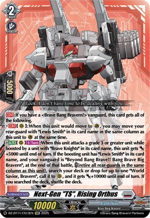 Next-Gen "TS", Rising Orthus - DZ-BT11/EX13EN - Extra Common
