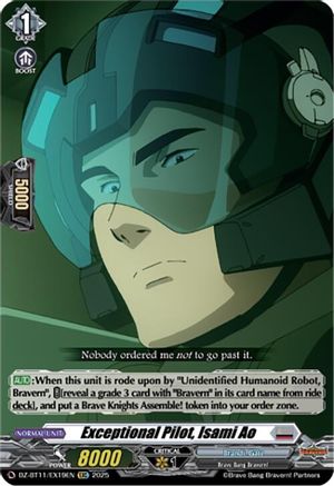 Exceptional Pilot, Isami Ao - DZ-BT11/EX19EN - Extra Common