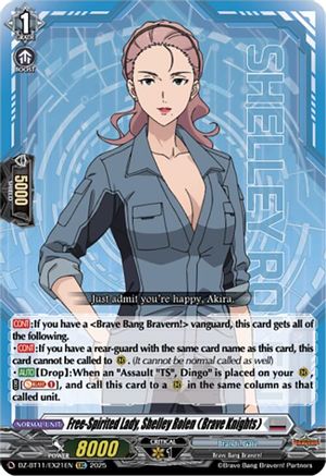 Free-Spirited Lady, Shelley Rolen (Brave Knights) - DZ-BT11/EX21EN - Extra Common