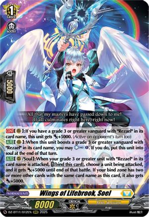 Wings of Lifebrook, Soel - DZ-BT11/012EN - Triple Rare