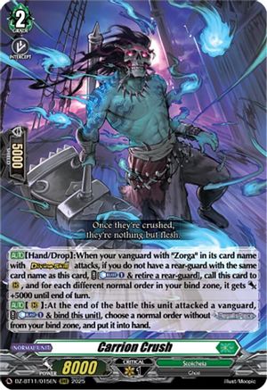 Carrion Crush - DZ-BT11/015EN - Triple Rare