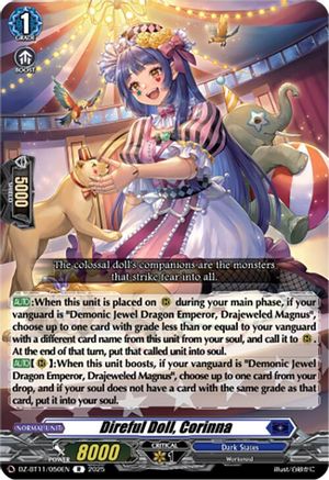 Direful Doll, Corinna - DZ-BT11/050EN - Rare