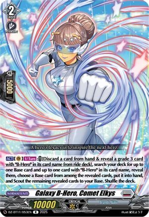 Galaxy B-Hero, Comet Elkys - DZ-BT11/053EN - Rare