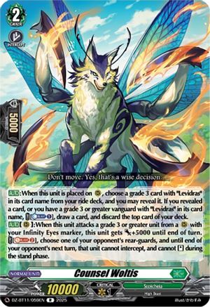 Counsel Woltis - DZ-BT11/059EN - Rare
