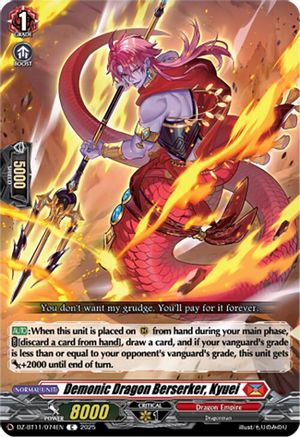 Demonic Dragon Berserker, Kyuei - DZ-BT11/074EN - Common