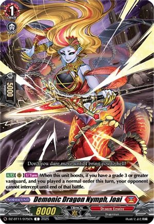 Demonic Dragon Nymph, Joai - DZ-BT11/075EN - Common