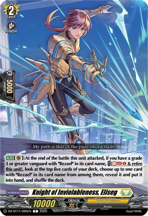 Knight of Inviolableness, Eliseg - DZ-BT11/095EN - Common