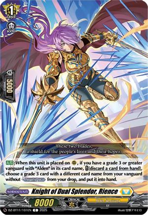 Knight of Dual Splendor, Rience - DZ-BT11/101EN - Common