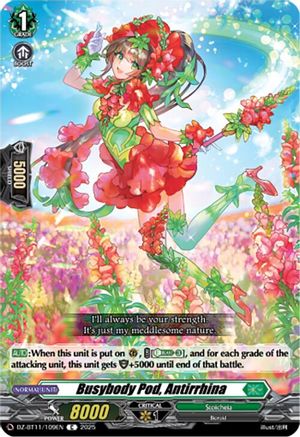 Busybody Pod, Antirrhina - DZ-BT11/109EN - Common