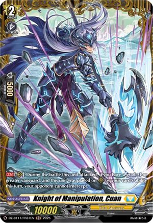 Knight of Manipulation, Cuan (FR) - DZ-BT11/FR31EN - Frame Rare