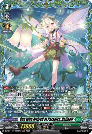 One Who Arrived at Paradise, Bellnoir (FR) - DZ-BT11/FR33EN - Frame Rare