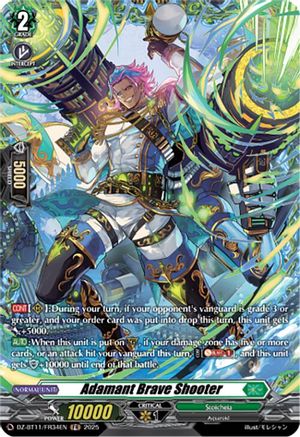 Adamant Brave Shooter (FR) - DZ-BT11/FR34EN - Frame Rare